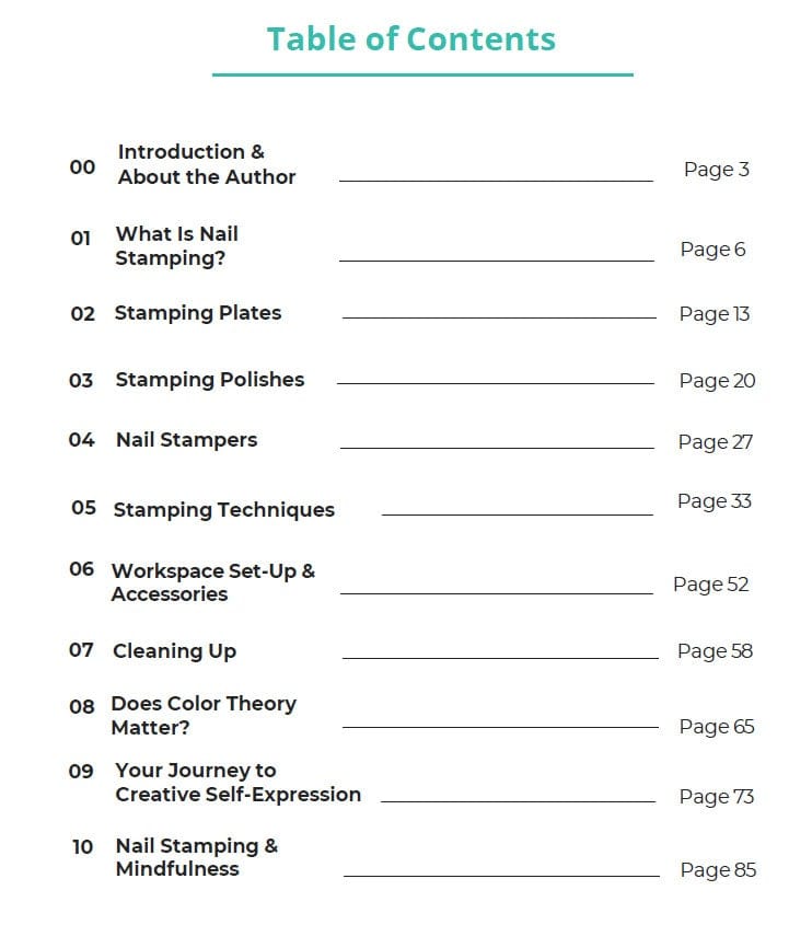 FREE Maniology Ebook Digital Download - A Beginner's Guide to Nail Stamping As a Creative Hobby