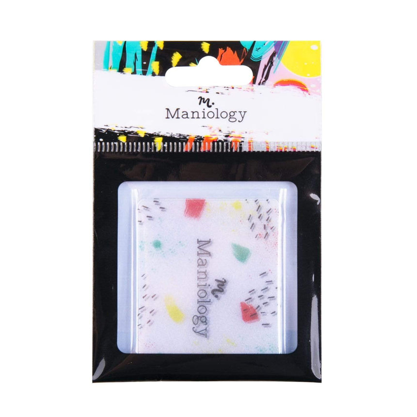 6 handy little Maniology scrapers in a super cute 2"x1.5" size and feature full-color Maniology designs.