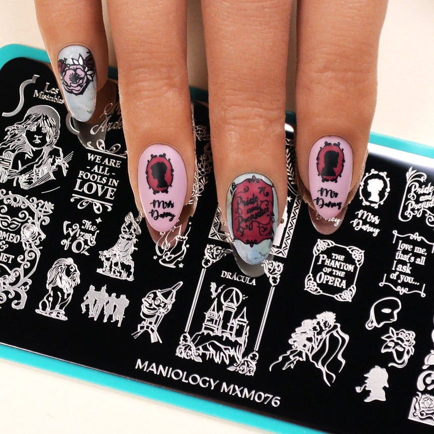 Marble Nail Foil and Nail Foil Glue Set