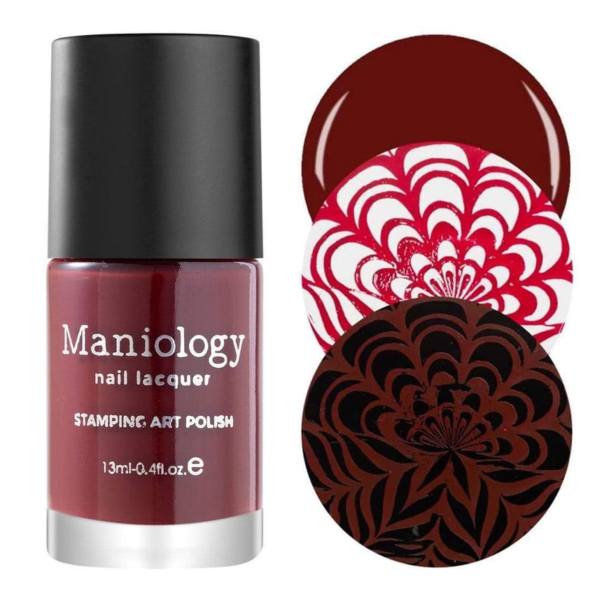 Red Sea stamping polish from the Mythos Collection by Maniology.