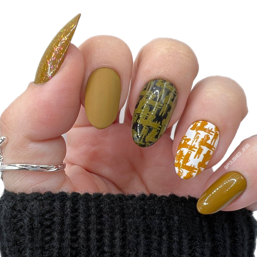 Mythos Collection: Turmeric Sun (B198) Mustard Yellow Stamping Polish