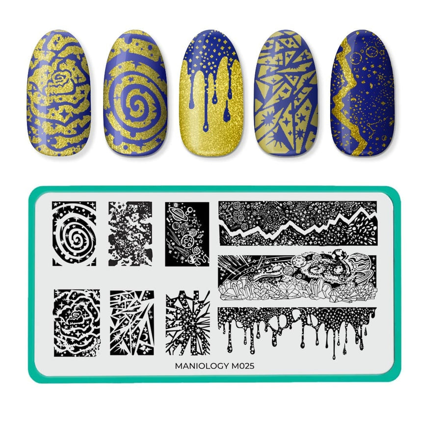 Negative Space: The Crack in Space (m025) - Nail Stamping Plate