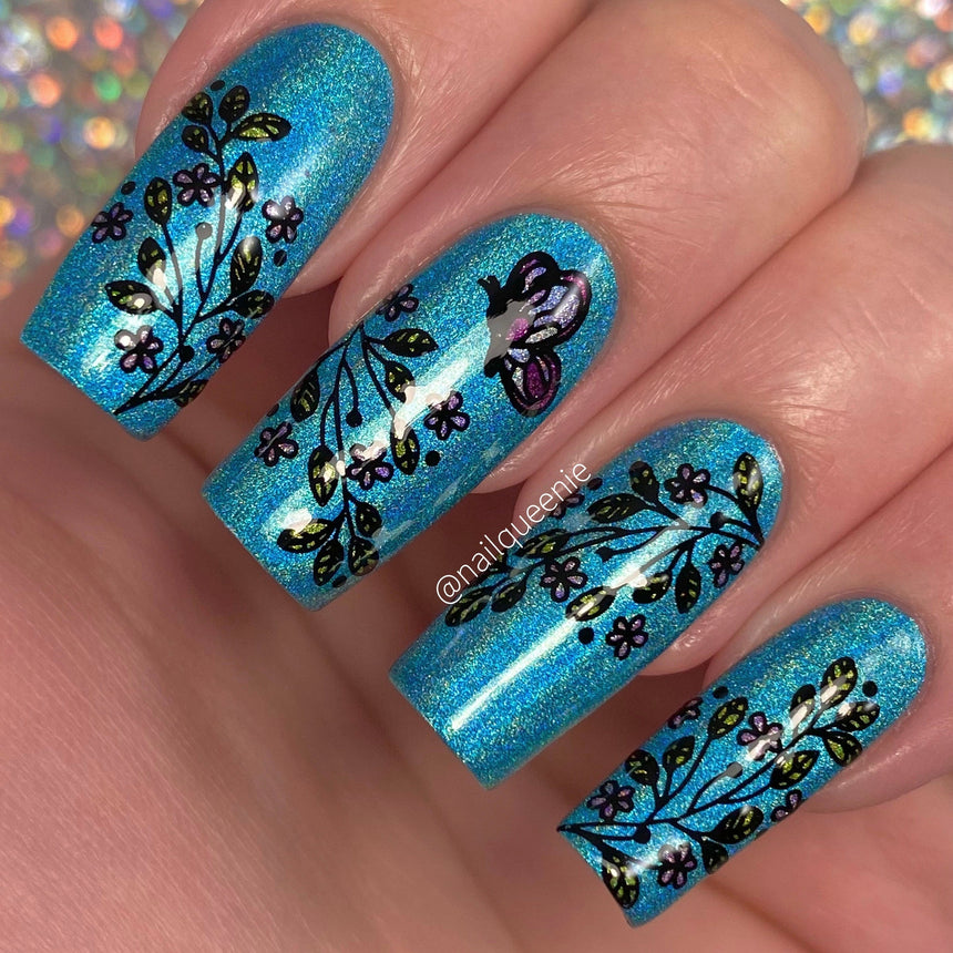 New Growth (m282) - Nail Stamping Plate
