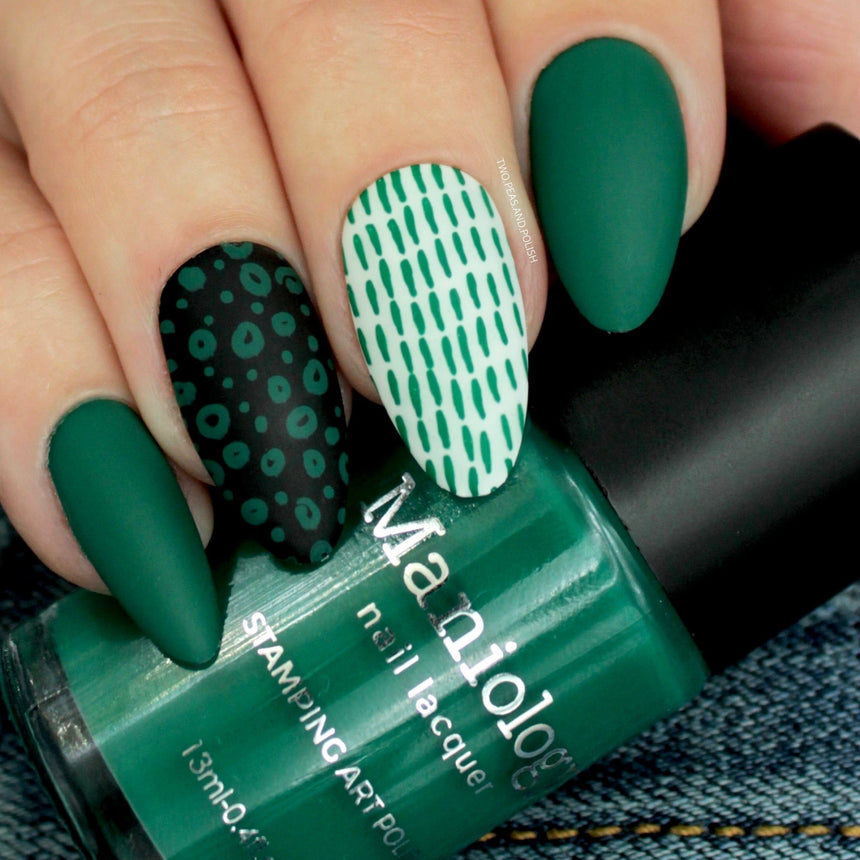 Night Forest: 3-Piece Cream Stamping Art Polish Set