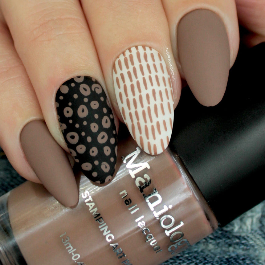 Night Forest: 3-Piece Cream Stamping Art Polish Set