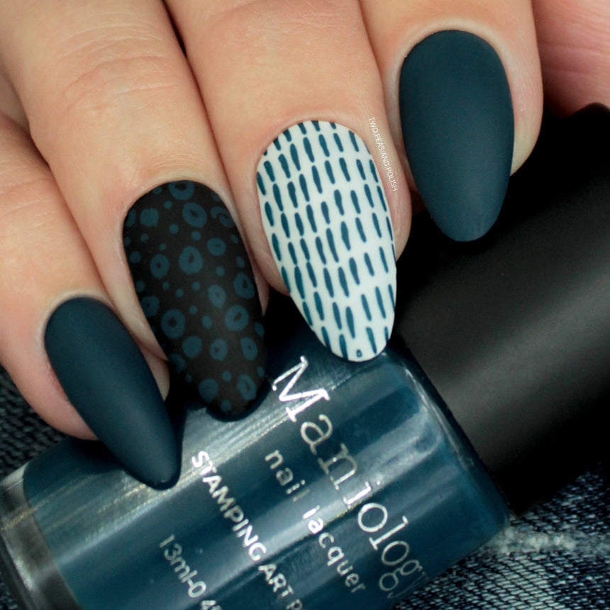 Night Forest: 3-Piece Cream Stamping Art Polish Set