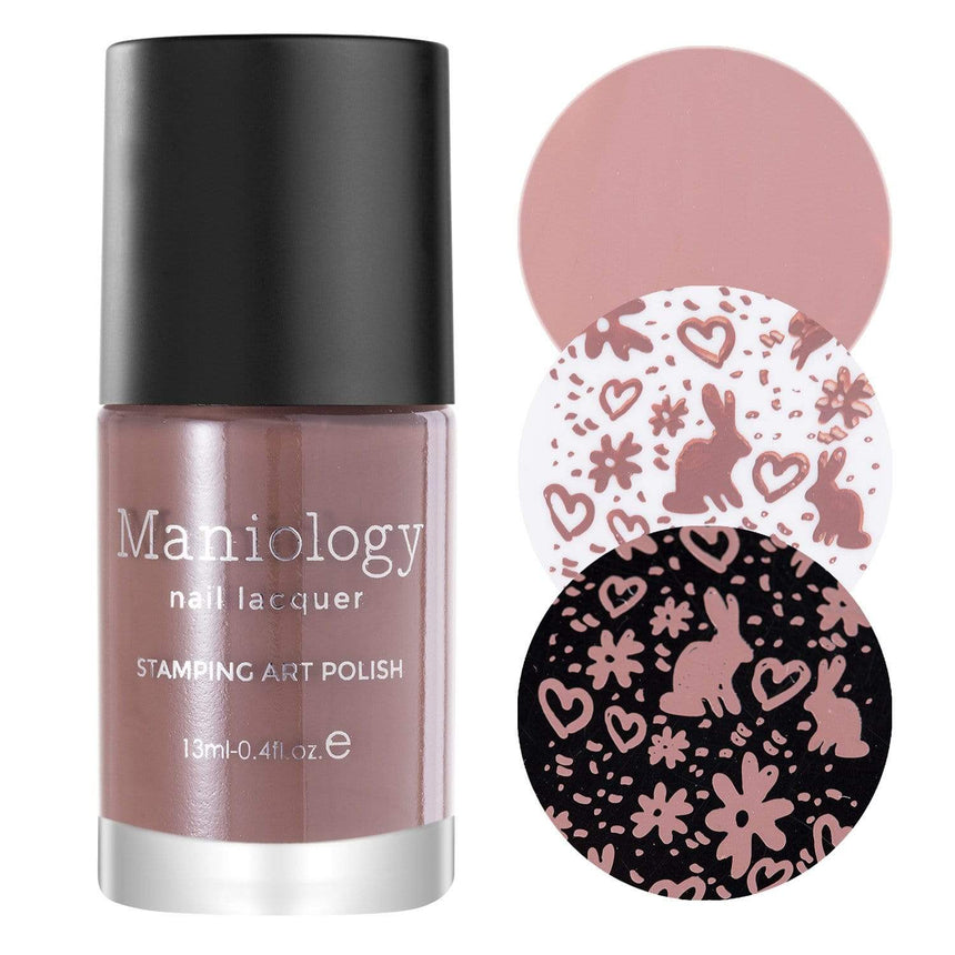 A gorgeous grayish brown stamping polish from our Night Forest collection Sequoia (B299).