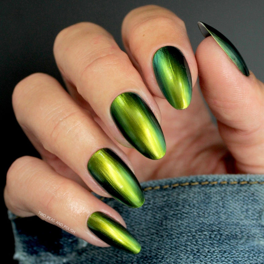 Night Out: CBGB (P135) - Green Duochrome Nail Polish