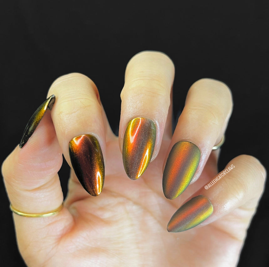 Night Out: Studio 54 (P134) - Brown Duochrome Nail Polish