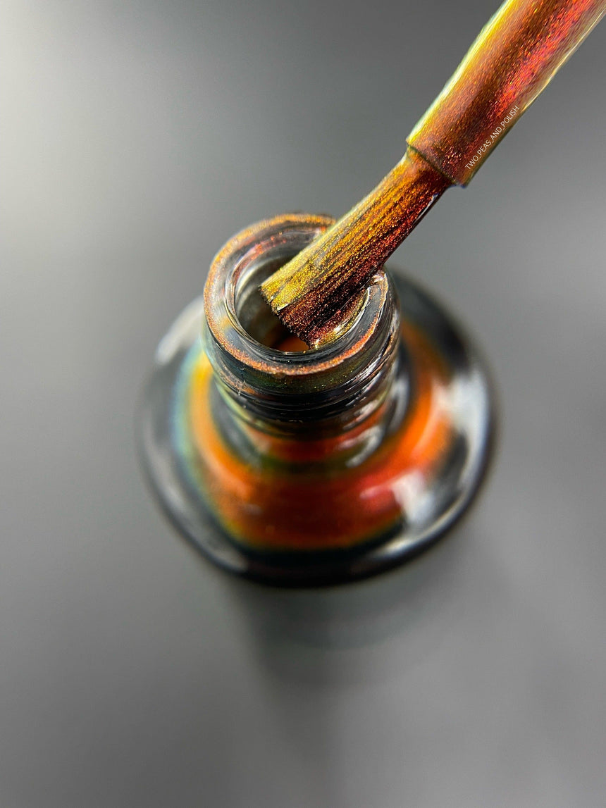 Night Out: Studio 54 (P134) - Brown Duochrome Nail Polish