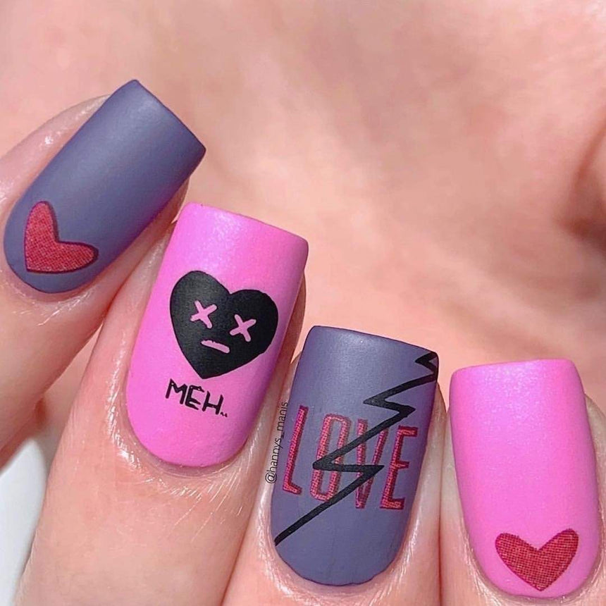 Opposites Attract: Valentine-Themed Nail Stamping Starter Kit