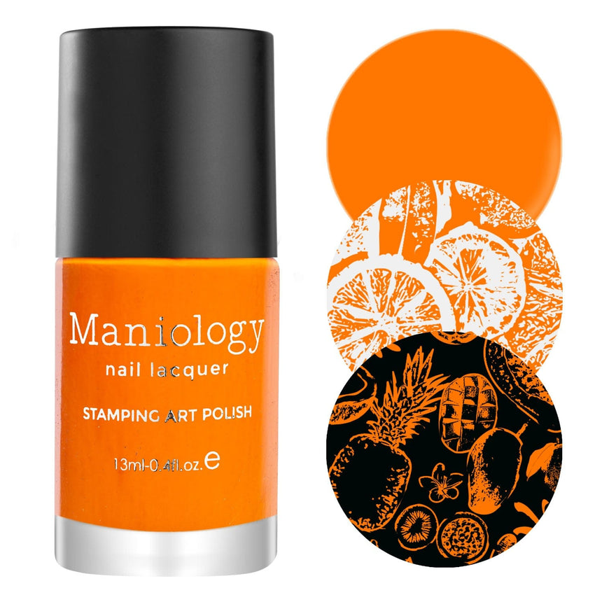 Tropicana: Papaya (B436) - Orange Cream Stamping Polish