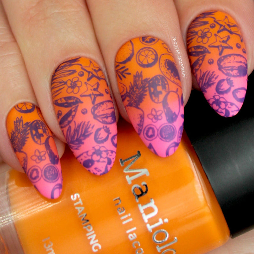 Tropicana: Papaya (B436) - Orange Cream Stamping Polish