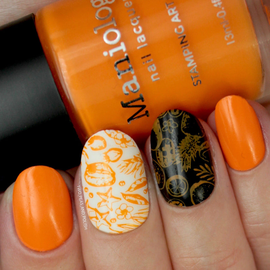 Tropicana: Papaya (B436) - Orange Cream Stamping Polish