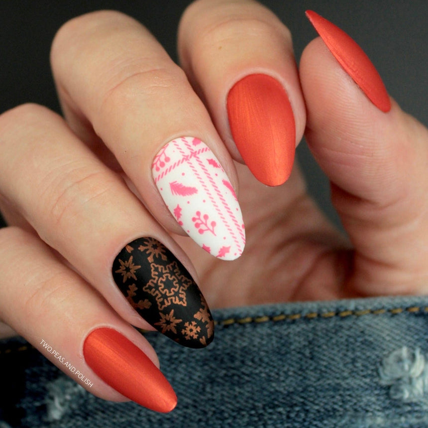 Parade: Candy Cane (B458) - Red Duochrome Stamping Polish