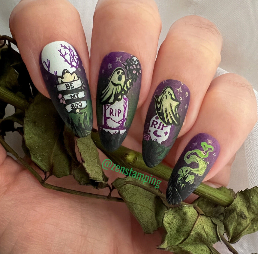 Paranormal Activity (M315) - Nail Stamping Plate