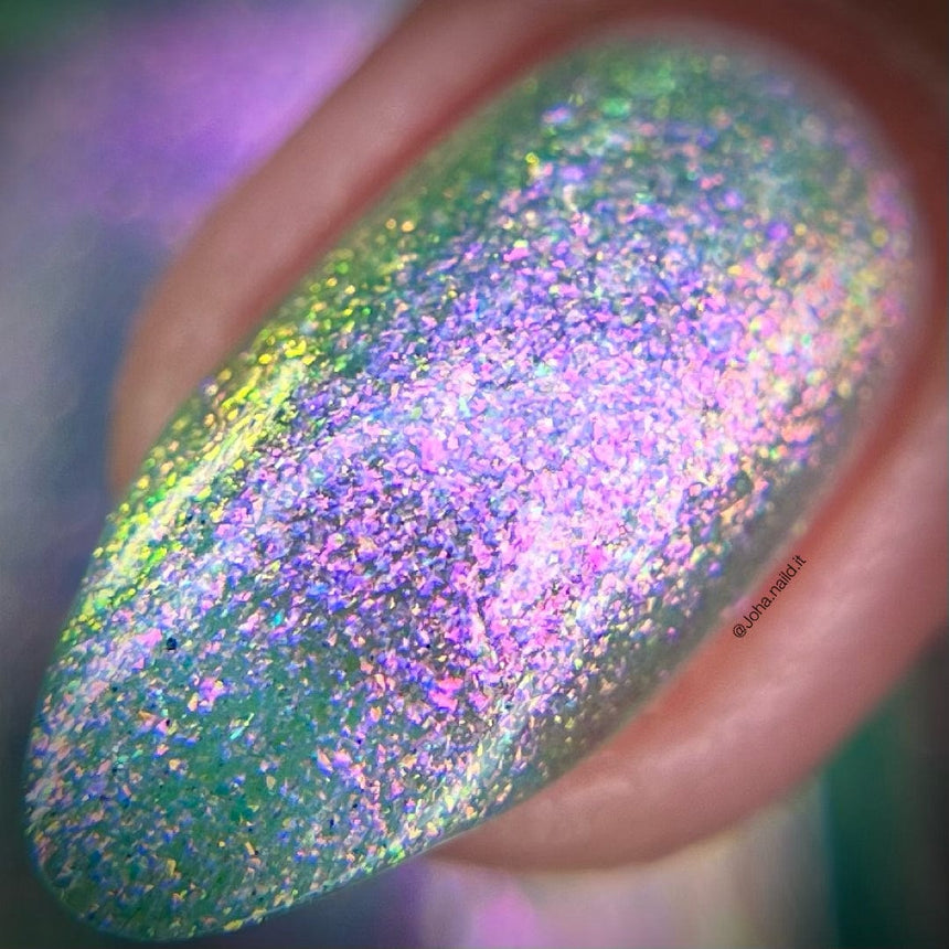 Pau Hana: Blue Hawaii (P133) - Sheer Teal Flakie Nail Polish