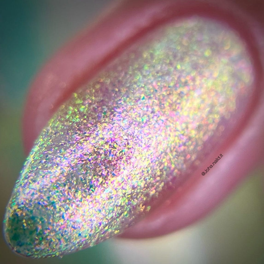 Pau Hana: Pina Colada (P131) - Sheer White Flakie Nail Polish