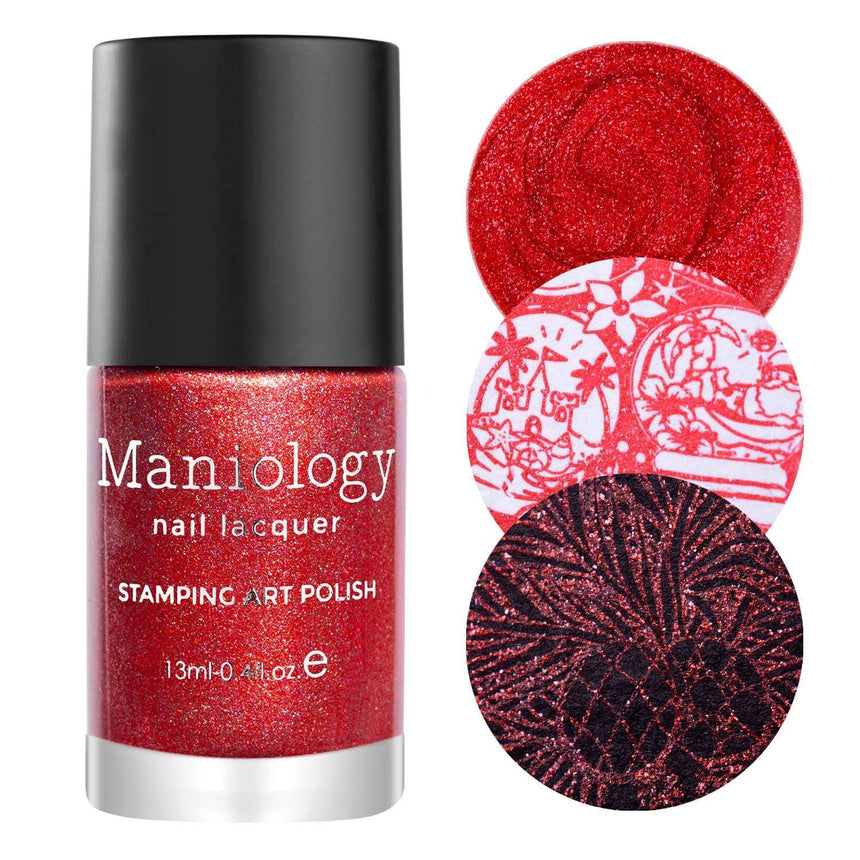 Perfect Trio: 3-Piece Fireplace Nail Stamping Polish Set