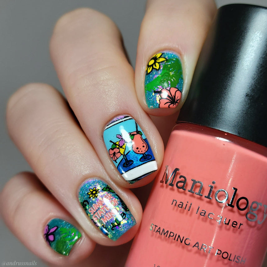 Perfect Trio: 3-Piece Spring Break Nail Stamping Polish Set
