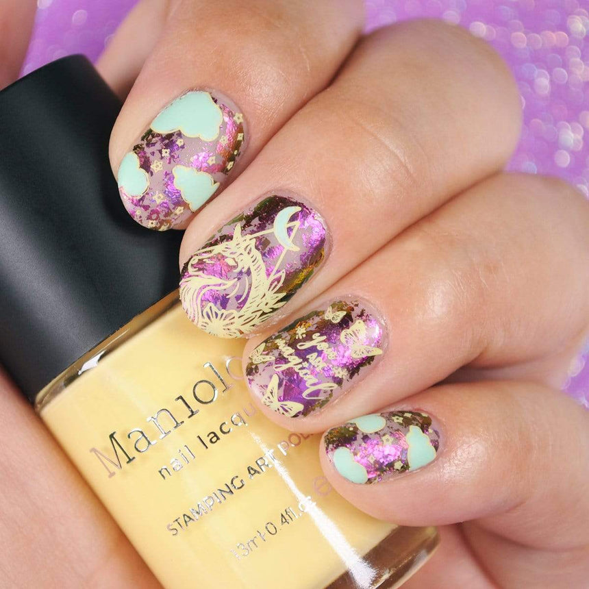 Pixie Dust - Pink & Gold Iridescent Flakies