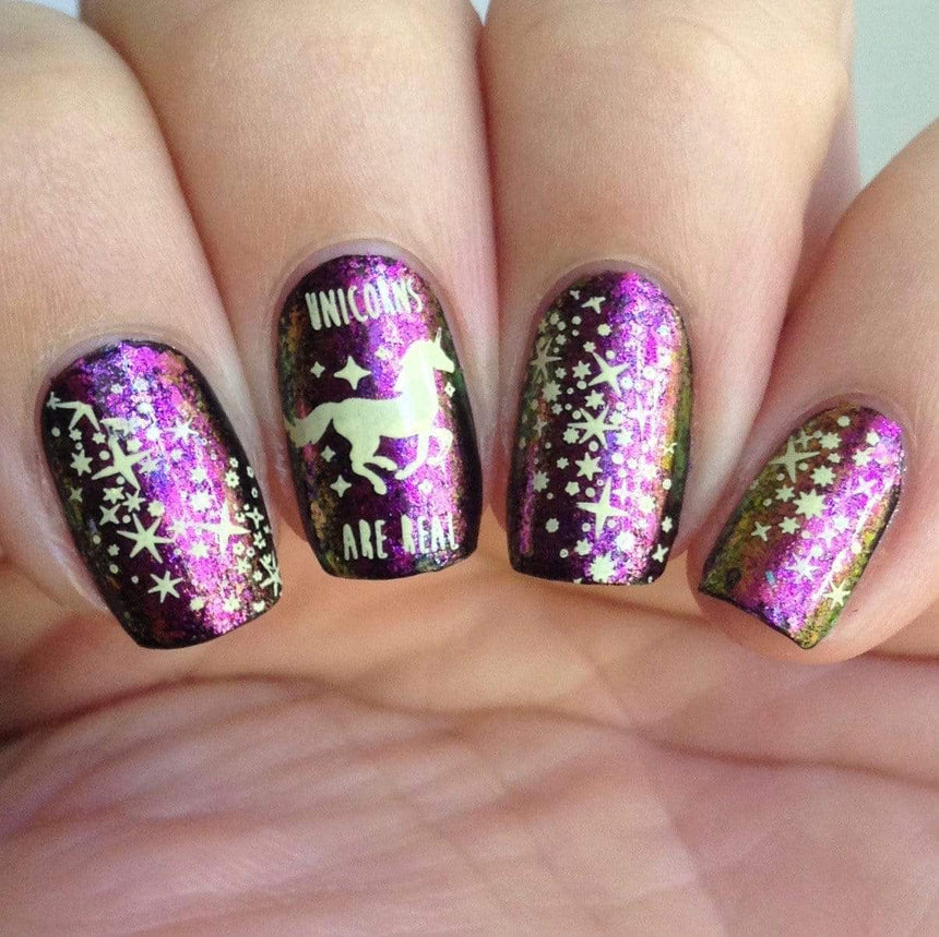 Pixie Dust - Pink & Gold Iridescent Flakies