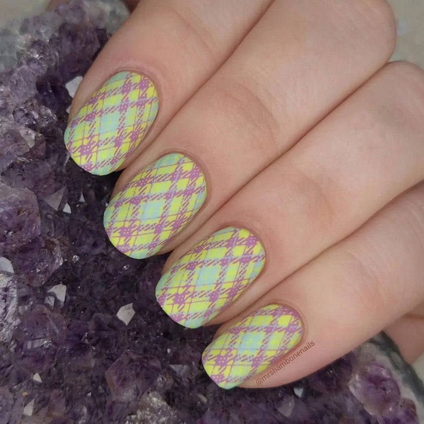 Plaid Perfection: Nail Stamping Starter Kit