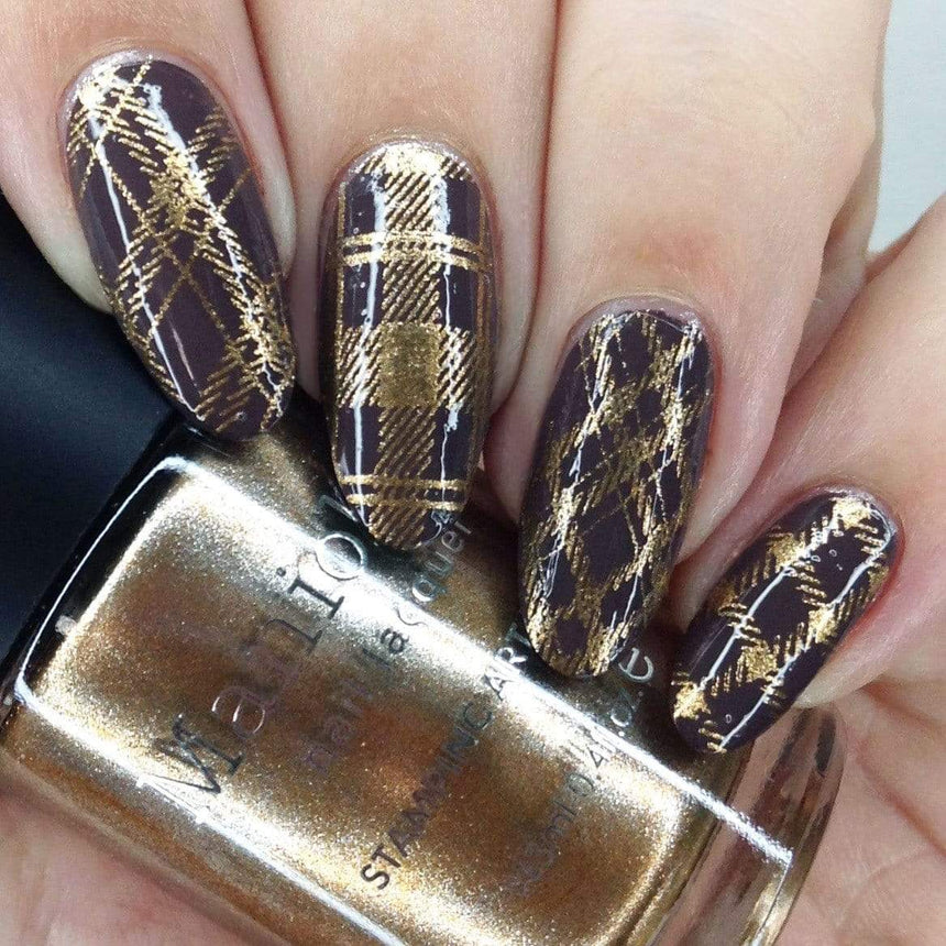 Plaid Perfection (m267) - Nail Stamping Plate