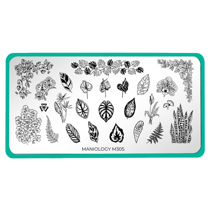Plant Lover (M305) - Nail Stamping Plate