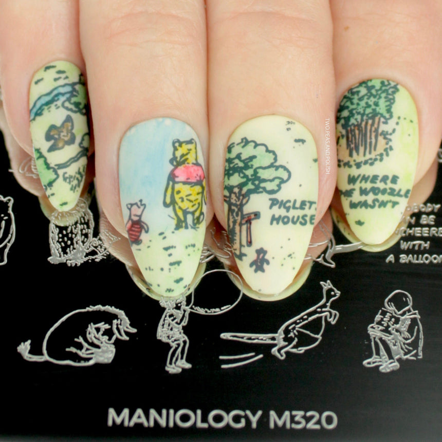 Pooh and Friends (M320) - Nail Stamping Plate