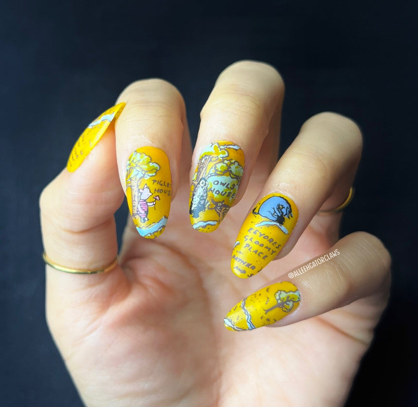 Pooh and Friends (M320) - Nail Stamping Plate