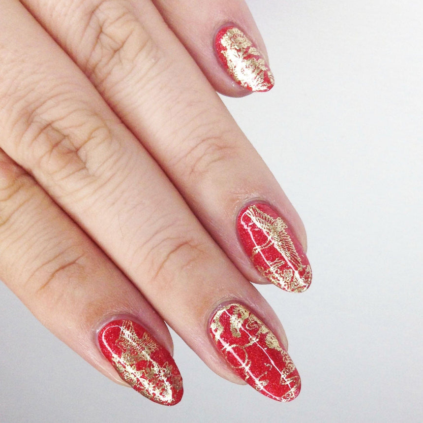 Porcelain (m252) - Nail Stamping Plate