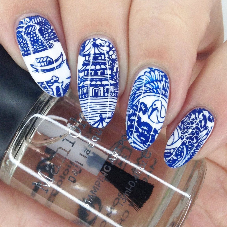 Porcelain (m252) - Nail Stamping Plate
