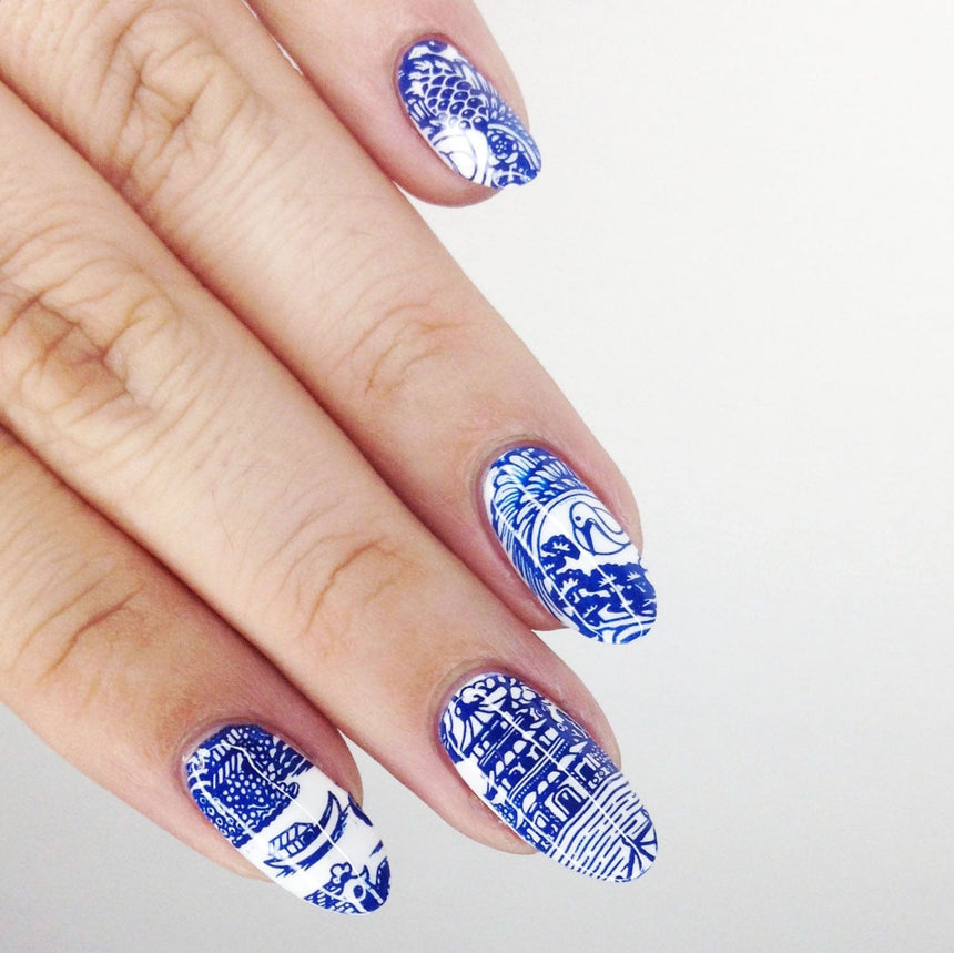 Porcelain (m252) - Nail Stamping Plate