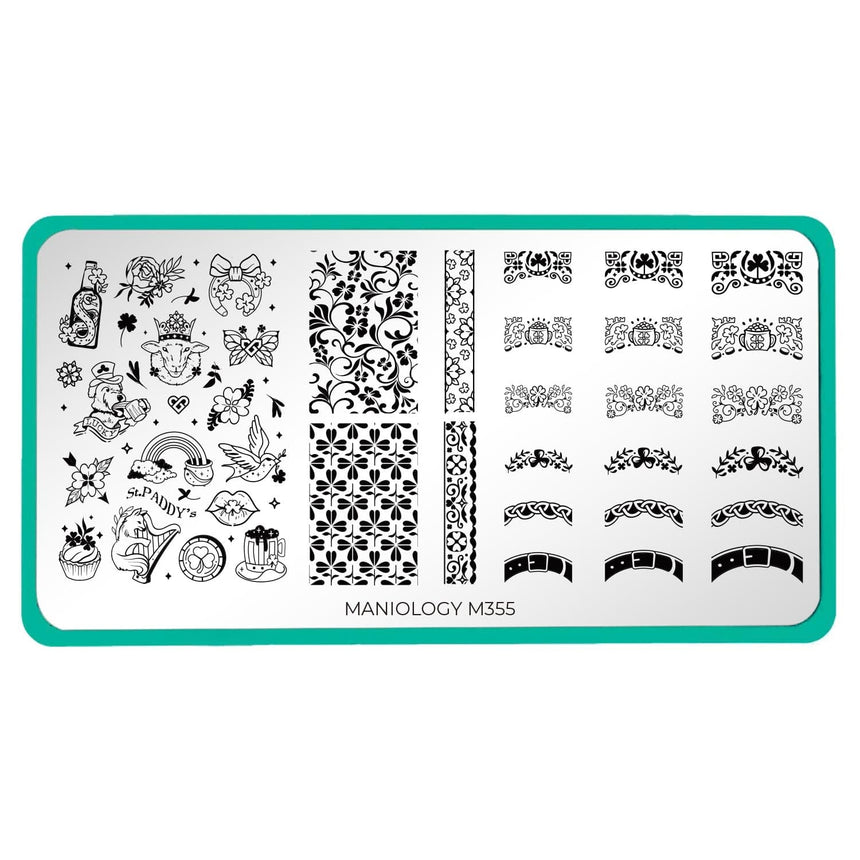 Pot of Gold (M355) - Nail Stamping Plate