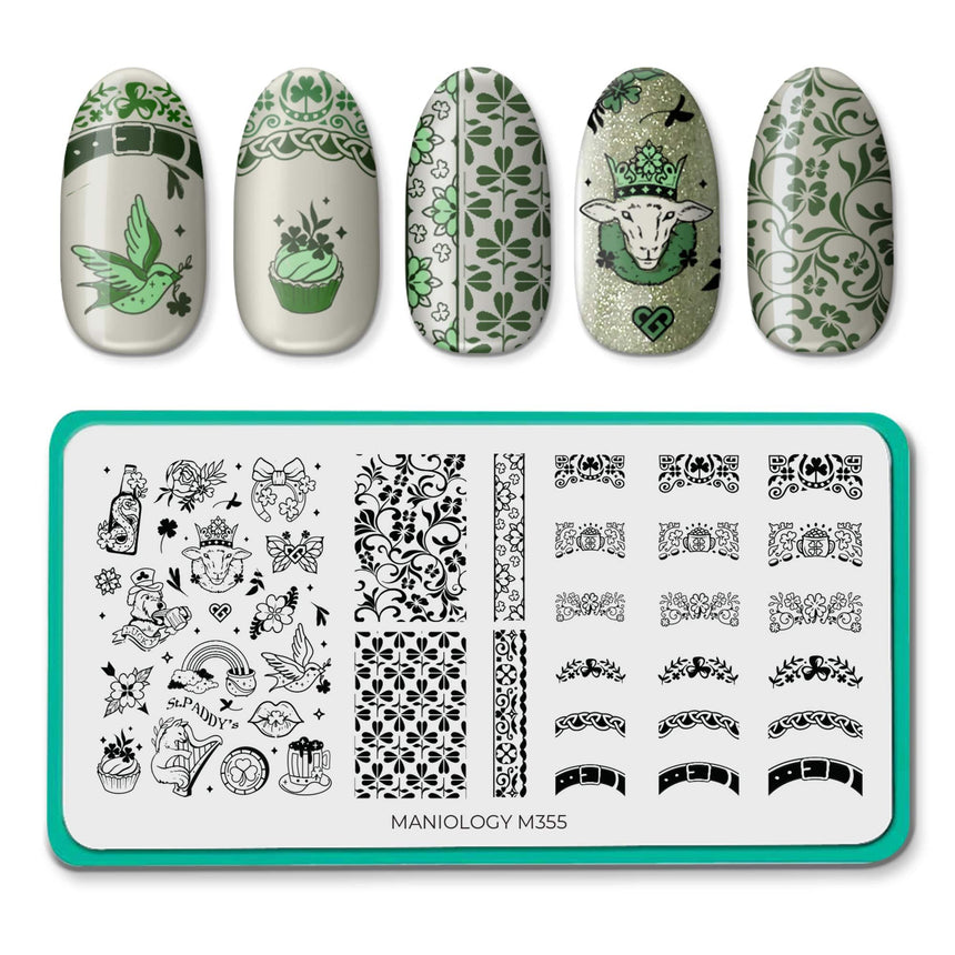 Pot of Gold (M355) - Nail Stamping Plate