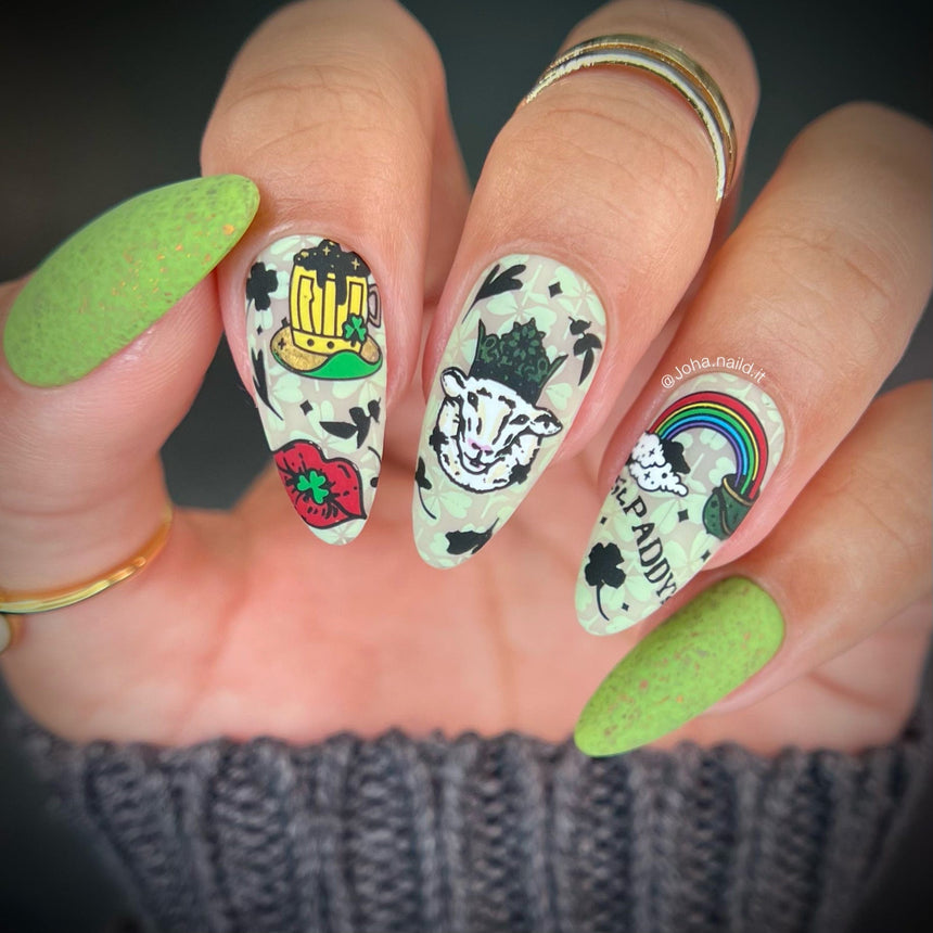 Pot of Gold (M355) - Nail Stamping Plate