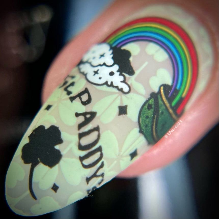 Pot of Gold (M355) - Nail Stamping Plate