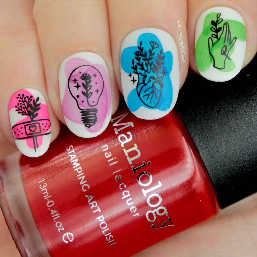 Rainbow Splash: 6-Piece Sheer Tint Stamping Polish Set