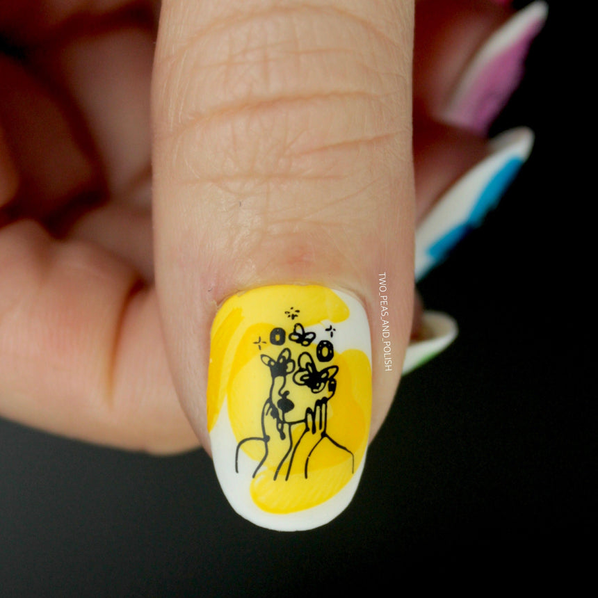 Rainbow Splash: 6-Piece Sheer Tint Stamping Polish Set