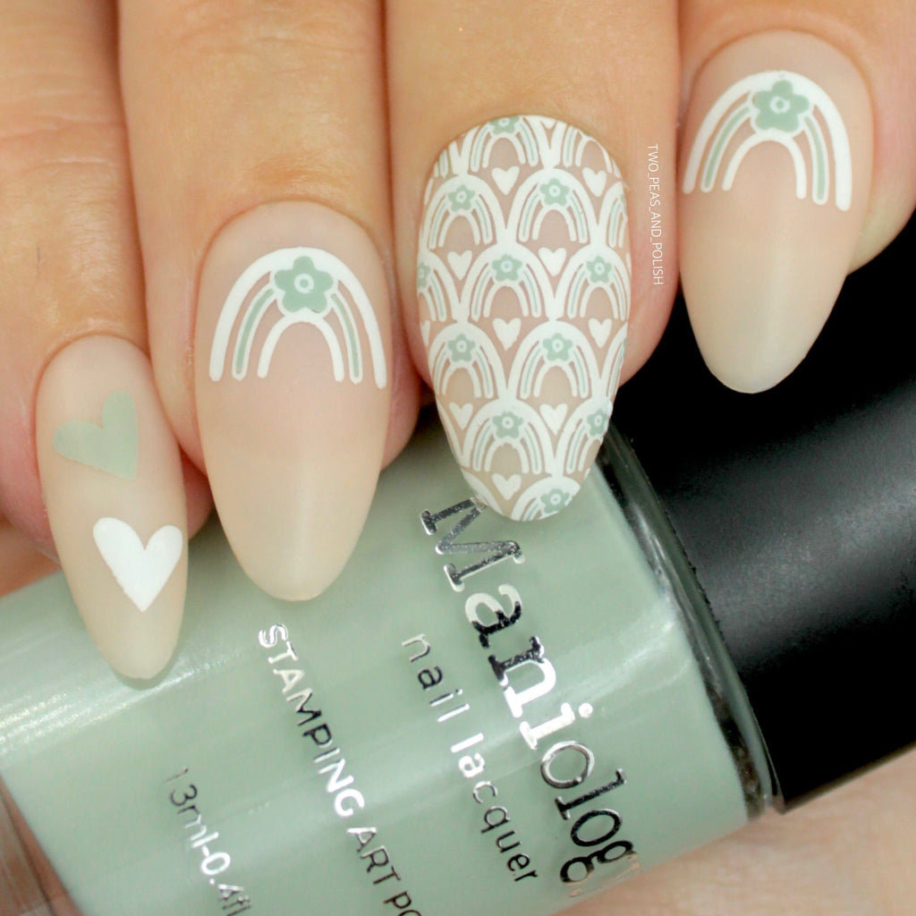 Love Me A Latte (M421) - Nail Stamping Plate – Maniology