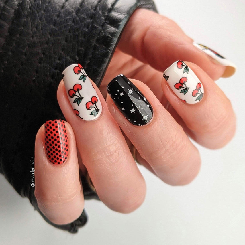 Rockabilly (m228) - Nail Stamping Plate