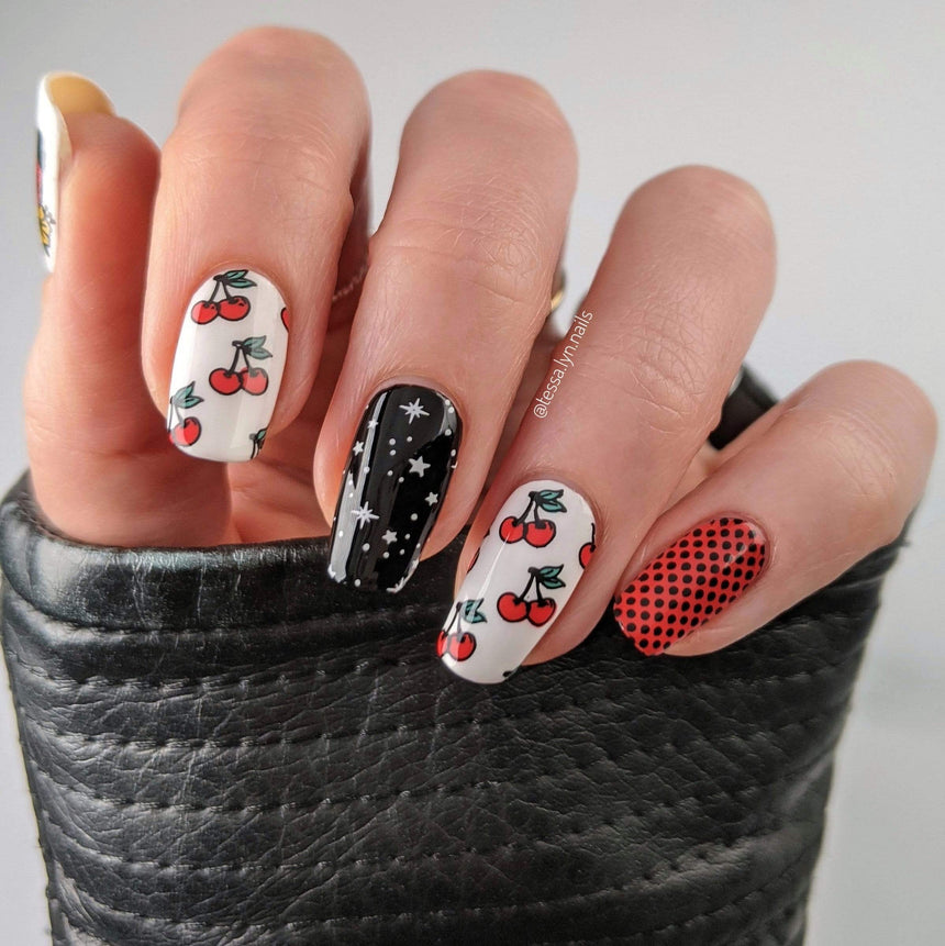 Rockabilly (m228) - Nail Stamping Plate