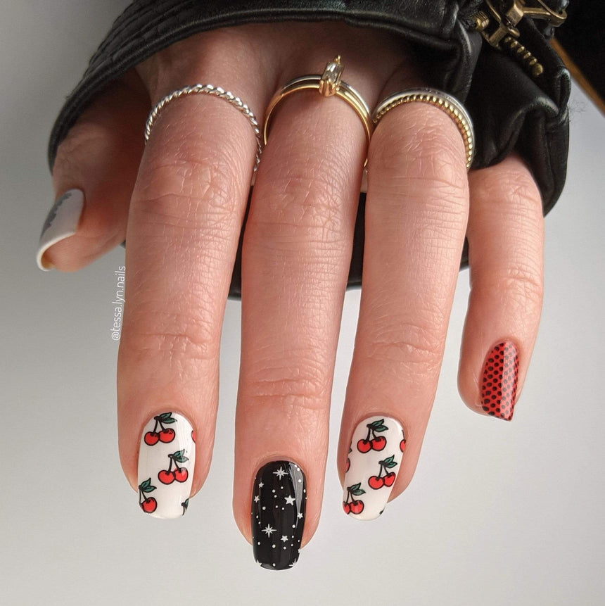 Rockabilly (m228) - Nail Stamping Plate