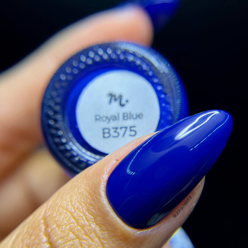 Royal Blue (B375) - Dark Blue Stamping Polish