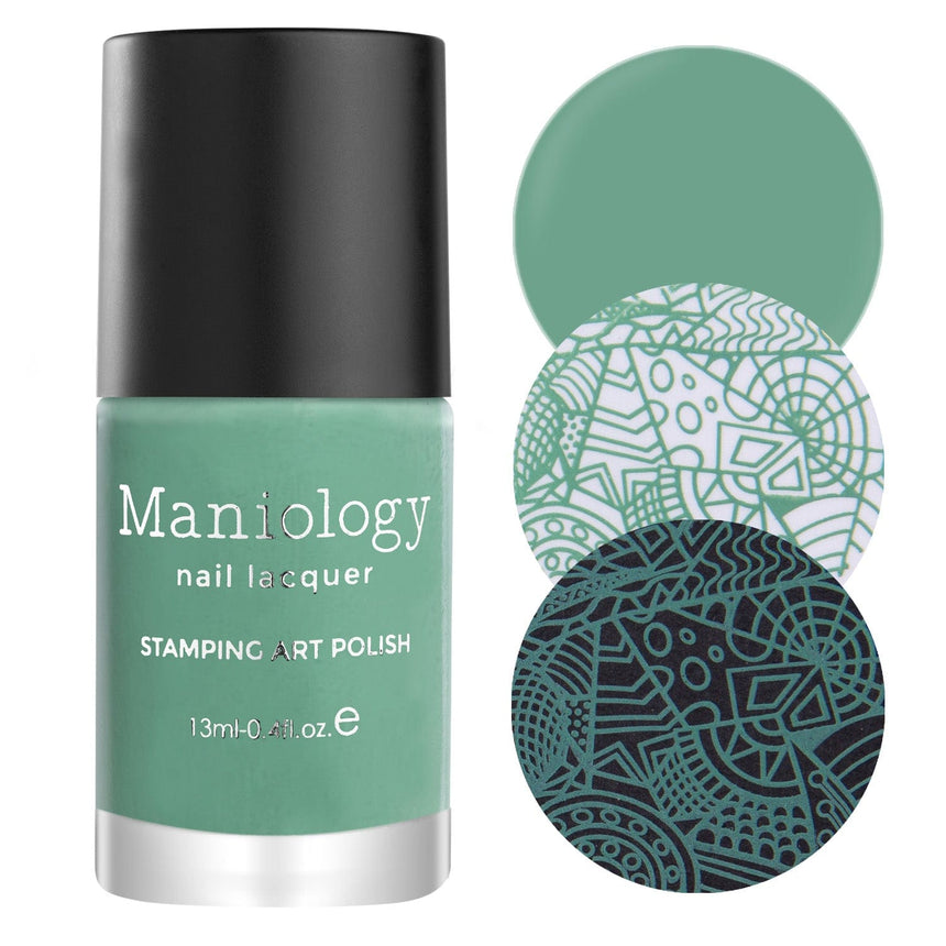 Forager: Rustle (B418) - Light Teal Cream Stamping Polish