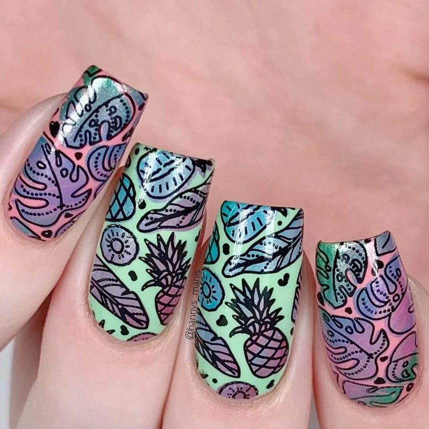 Sandy Beach: 3-Piece Duochrome Stamping Polish Set