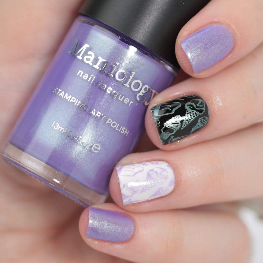 Sandy Beach: Kailua (B393) - Duochrome Purple Stamping Polish