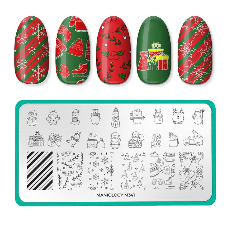 Santa's Workshop (M341) - Nail Stamping Plate