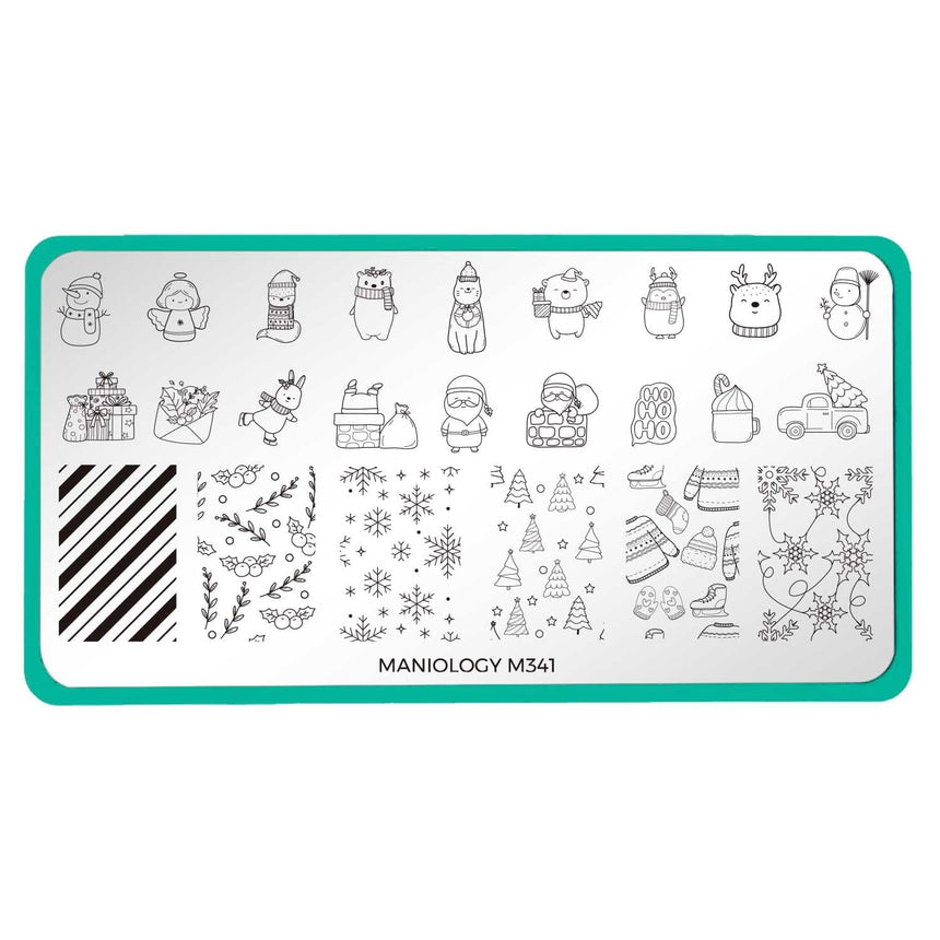 Santa's Workshop (M341) - Nail Stamping Plate